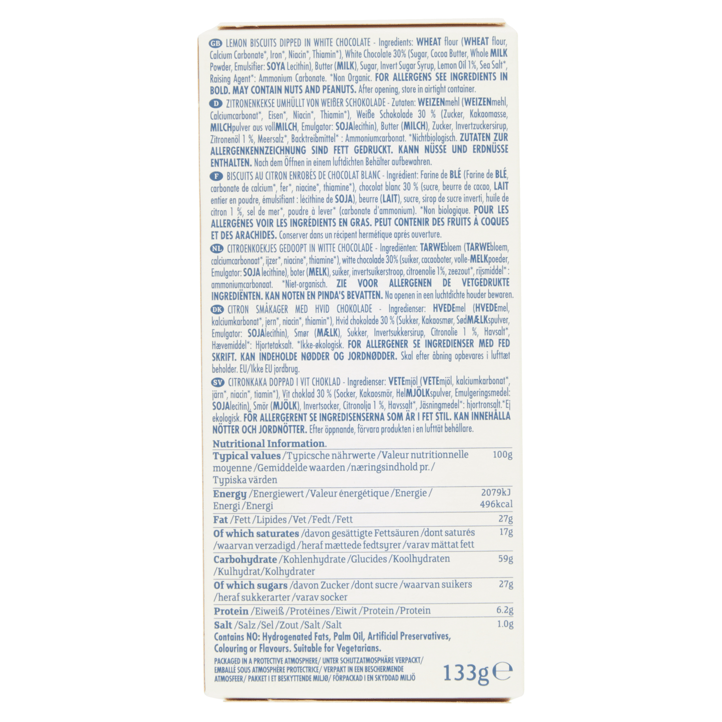 Island Bakery Lemon Melts 133g - UK Food & Drink - 5060027070122