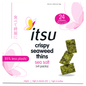 Itsu Crispy Seaweed Thins Sea Salt 4 x 5g (20g) - UK Food & Drink - 5060960661371