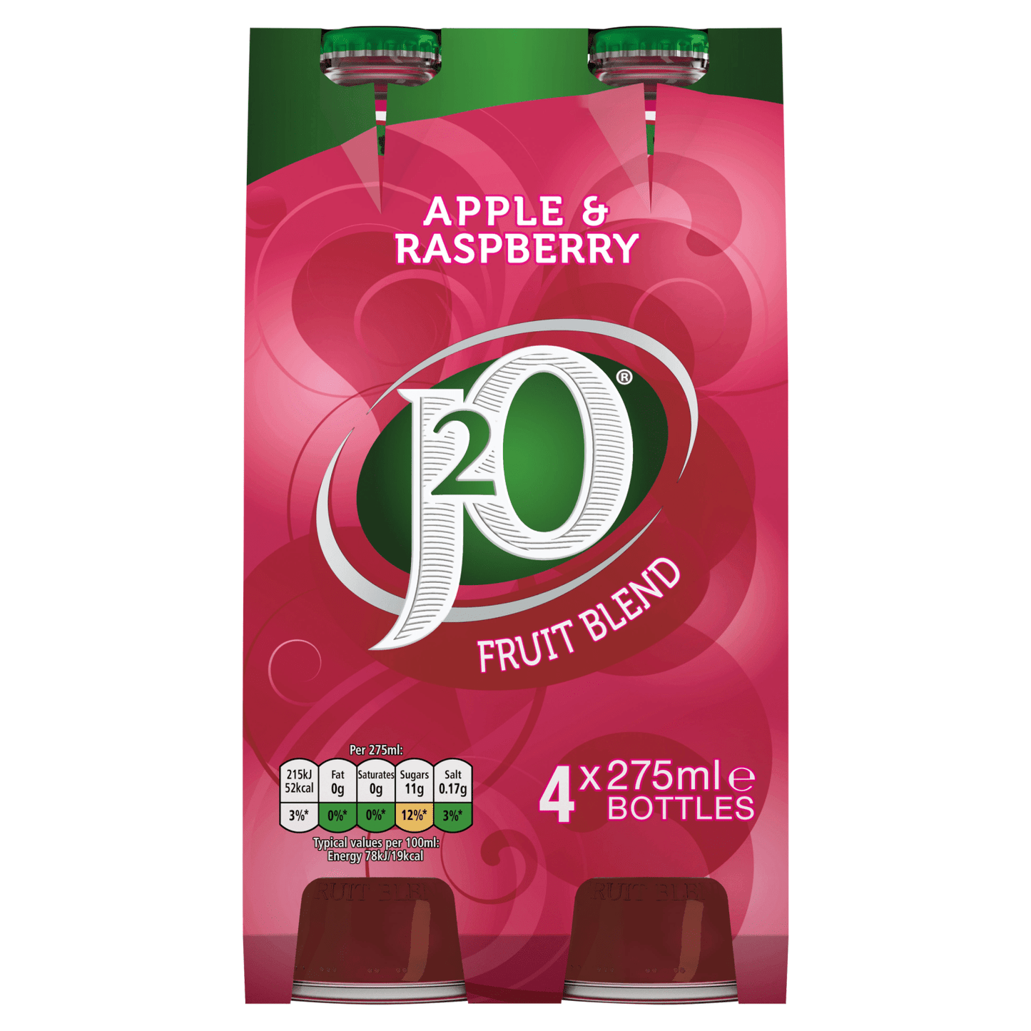 J20 Apple & Raspberry 4 x 275ml - UK Food & Drink - 5010102108905