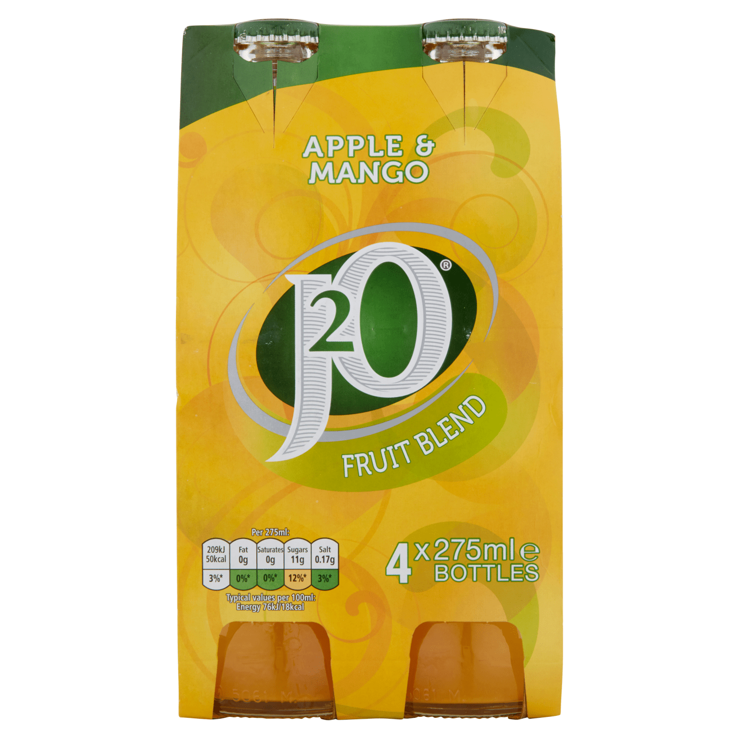 J2O Fruit Blend Apple & Mango 4 x 275ml - UK Food & Drink - 5010102106918