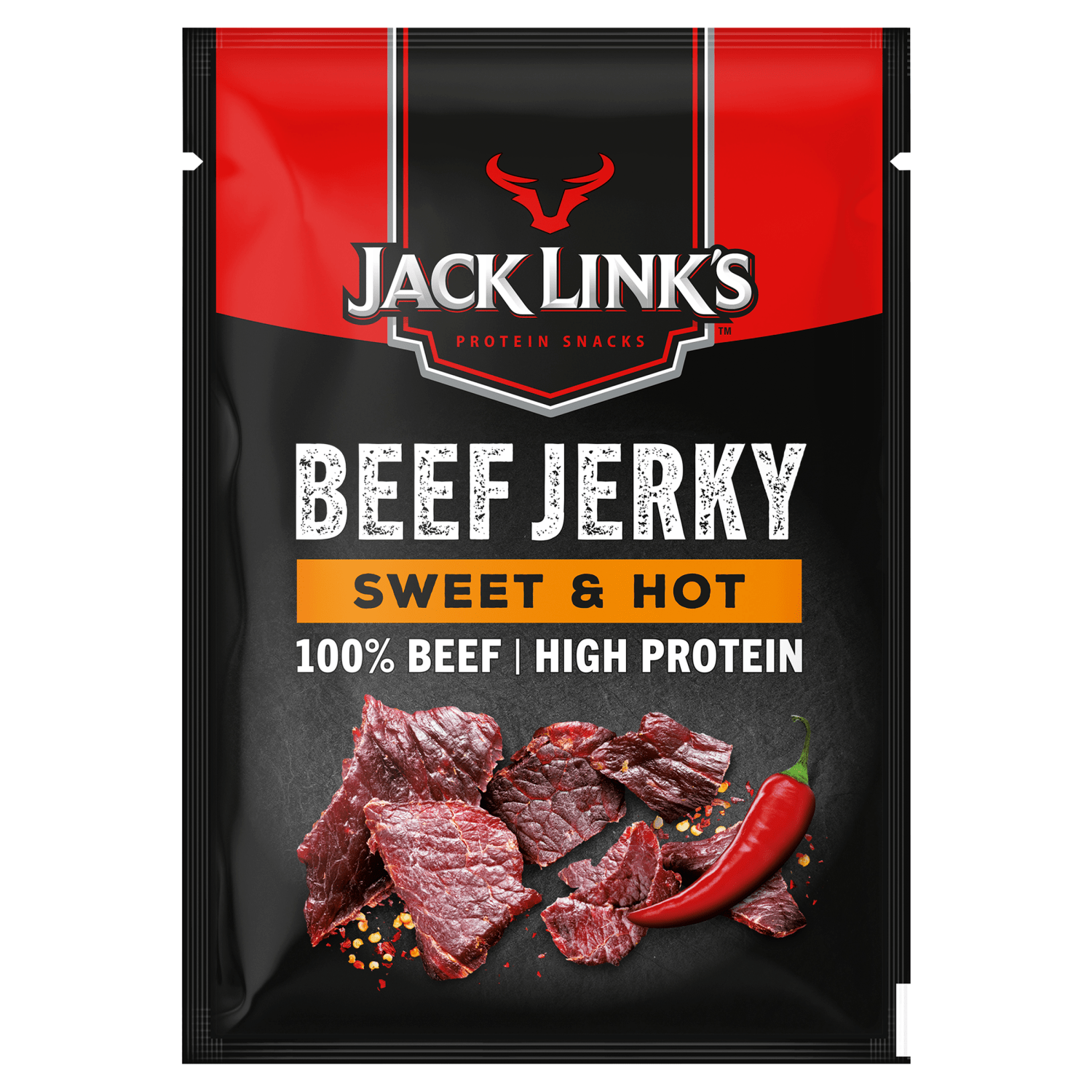 Jack Link's Beef Jerky Sweet & Hot 25g - UK Food & Drink - 4251097402918