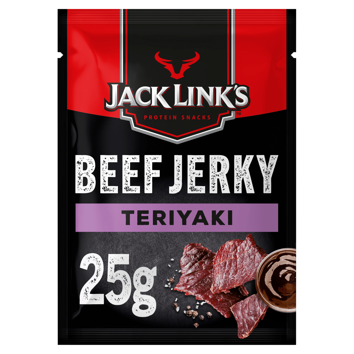 Jack Link's Beef Jerky Teriyaki 25g - UK Food & Drink - 4251097402970