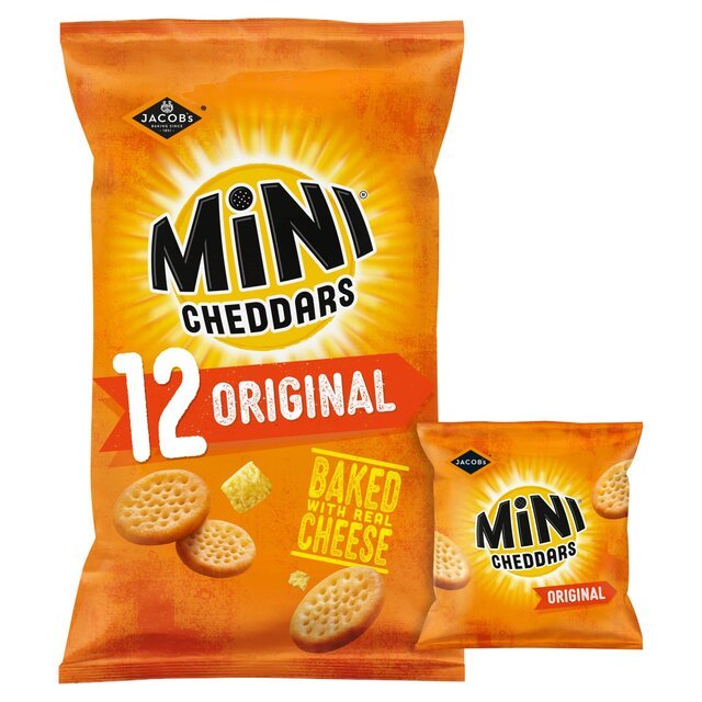Jacob's 12 Mini Cheddars Original 276g - UK Food & Drink - 5000168035079