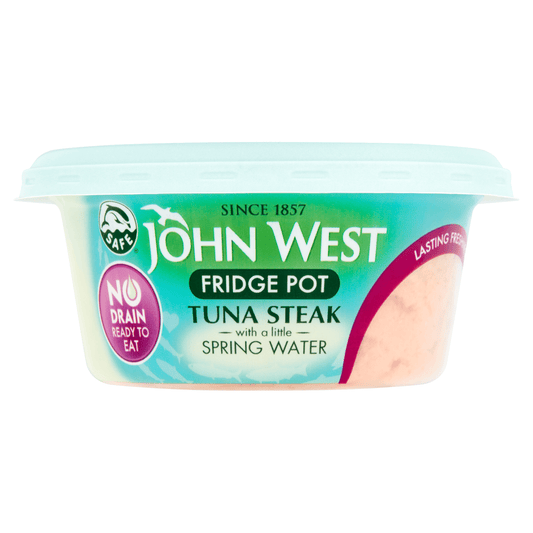 John West Fridge Pot Tuna Steak with a Little Spring Water 110g - UK Food & Drink - 50171255