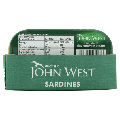 John West Sardines in Sunflower Oil 120g - UK Food & Drink - 5000171030696