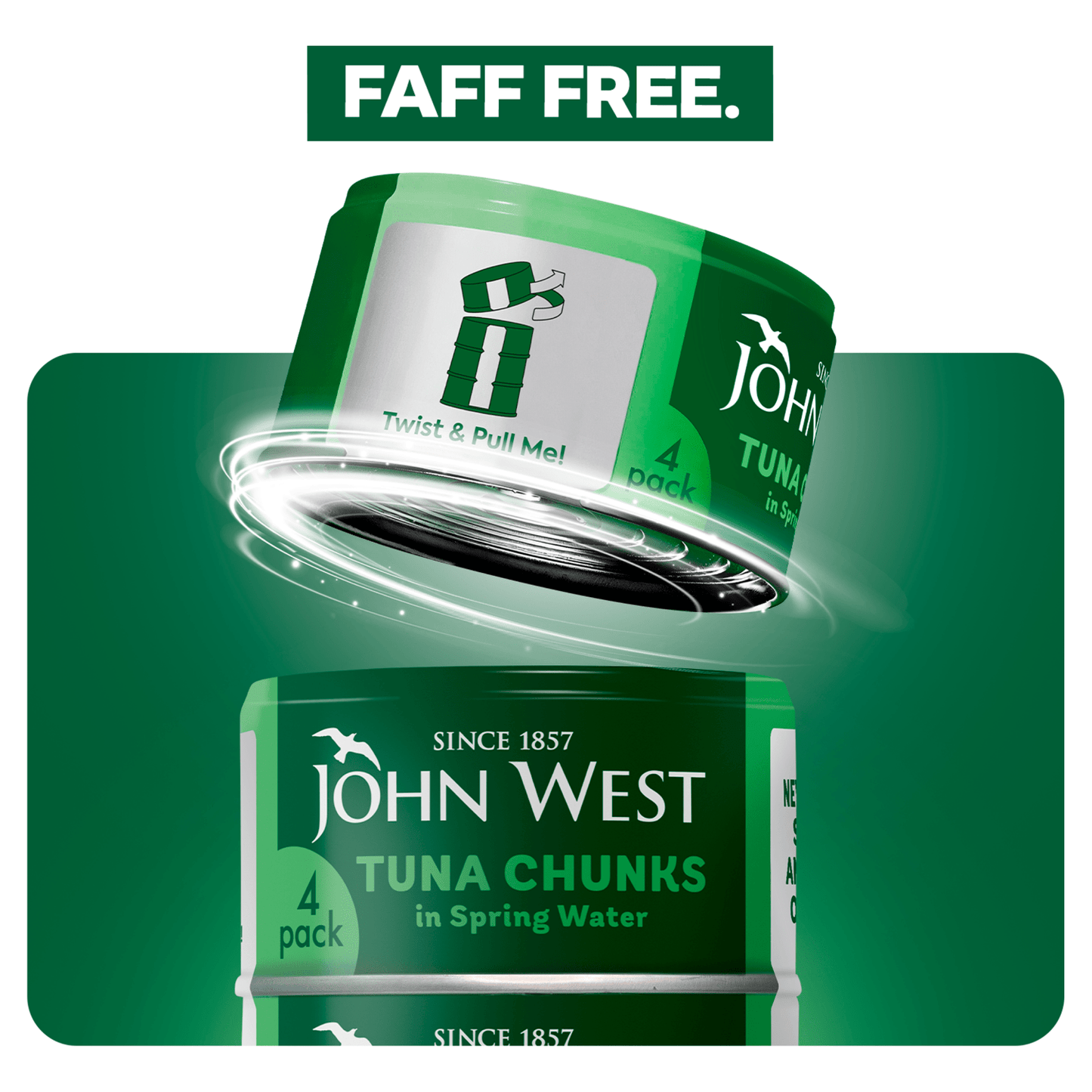 John West Tuna Chunks in Spring Water 125g - UK Food & Drink - 5000171061492