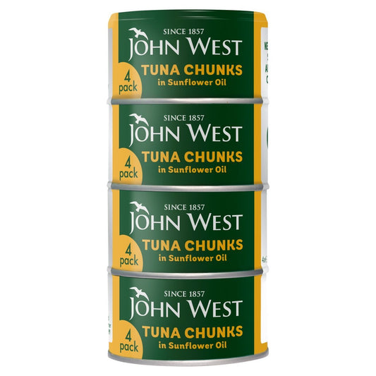 John West Tuna Chunks in Sunflower Oil 125g - UK Food & Drink - 5000171061485