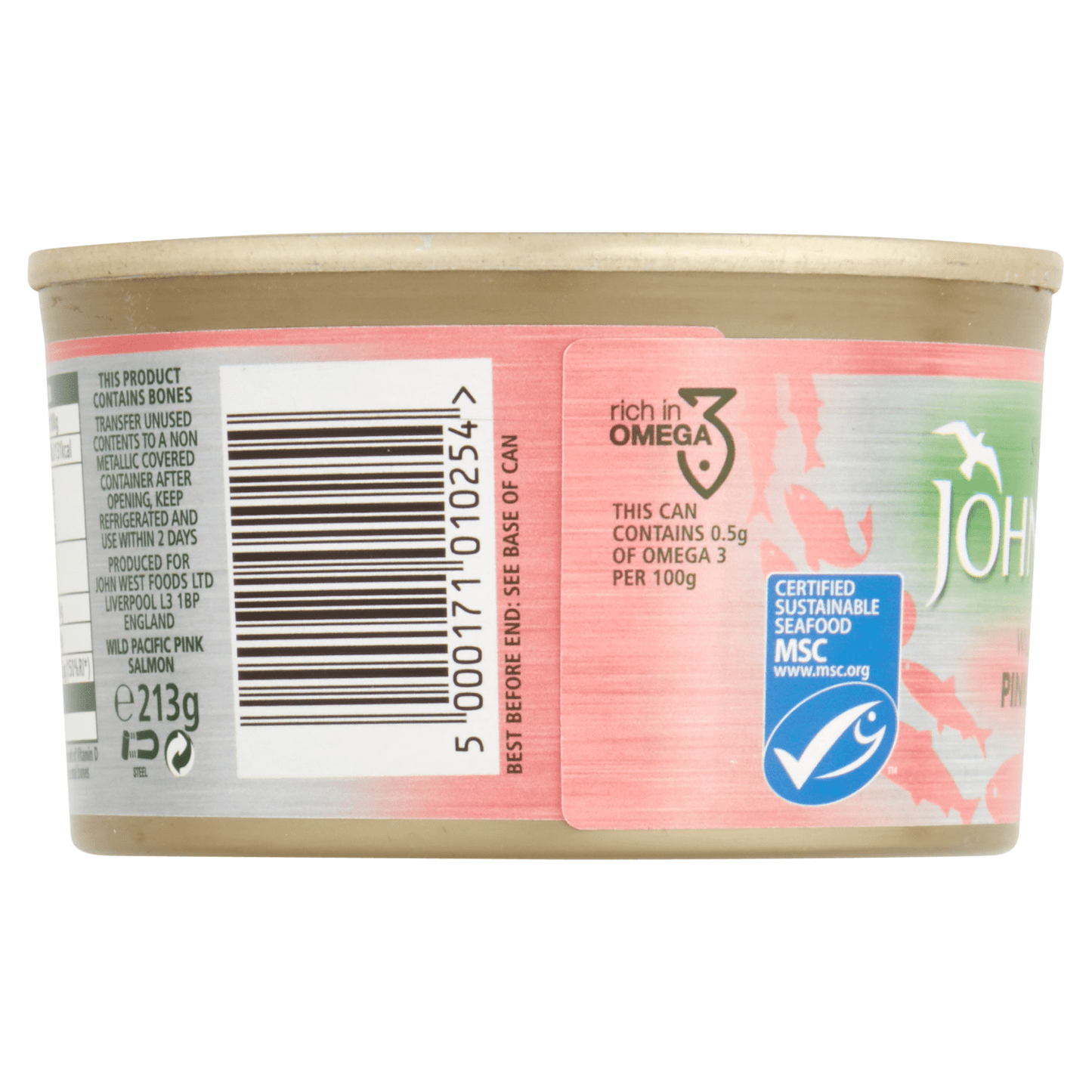 John West Wild Pacific Pink Salmon 213g - UK Food & Drink - 5000171010254