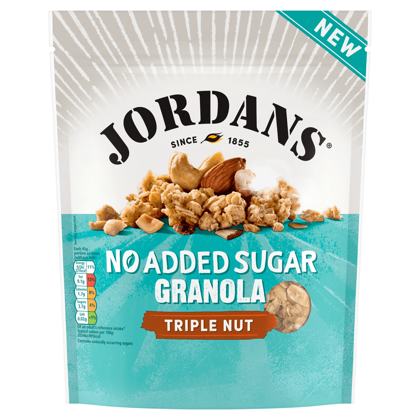Jordans No Added Sugar Granola Triple Nut 425g - UK Food & Drink - 5010477364654