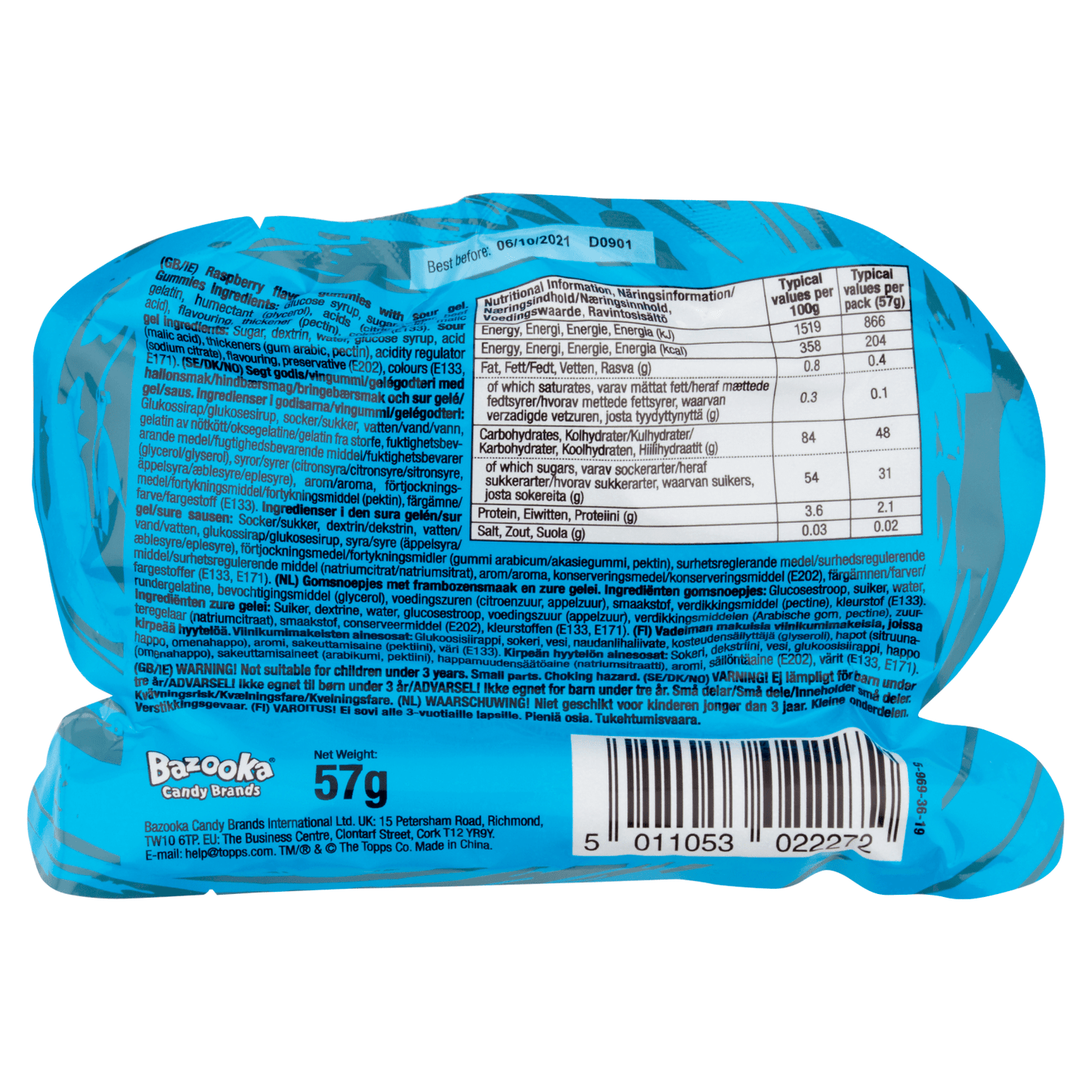 Juicy Drop Gummies 57g - UK Food & Drink - 5011053022272