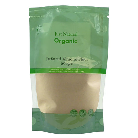 Just Natural Organic Almond Flour Defatted - UK Food & Drink - 5056078807831