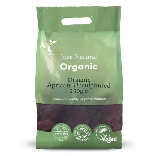 Just Natural Organic Org Apricots Unsulphured - UK Food & Drink - 5060338033908