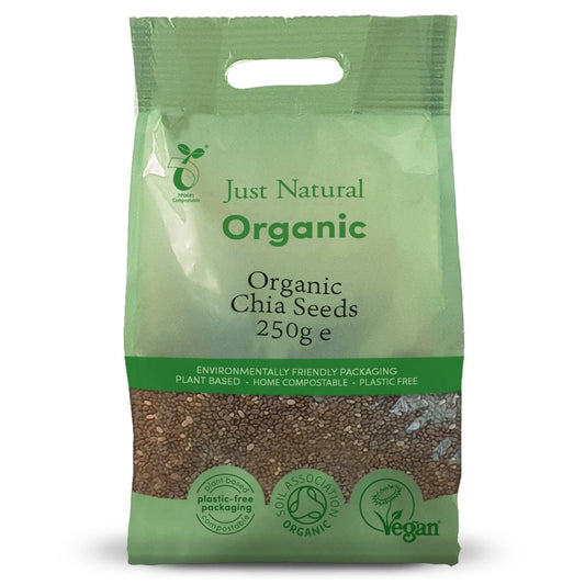 Just Natural Organic Org Chia Seeds - UK Food & Drink - 5060338036336