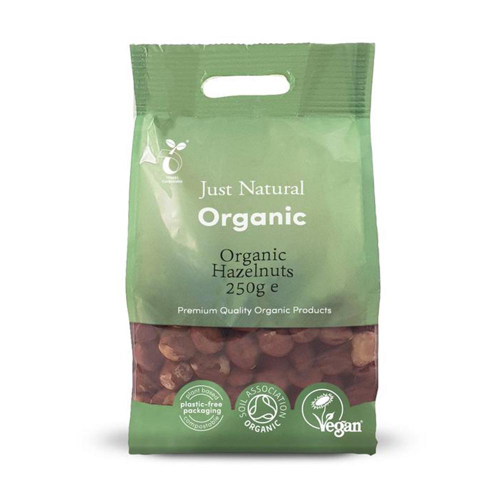 Just Natural Organic Org Hazelnuts - UK Food & Drink - 5060338033311
