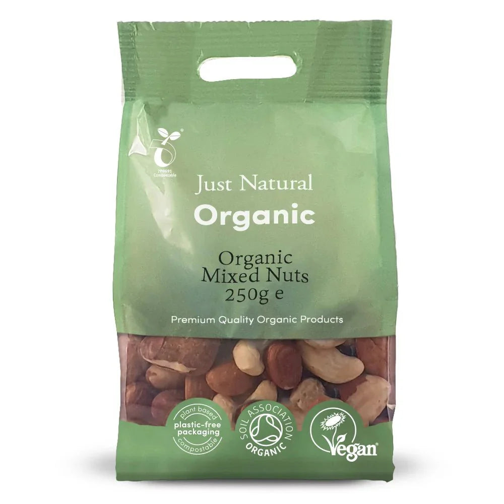 Just Natural Organic Org Mixed Nuts - UK Food & Drink - 5060338035674