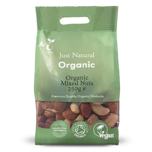 Just Natural Organic Org Mixed Nuts - UK Food & Drink - 5060338035674