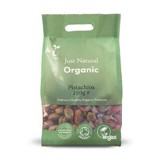 Just Natural Organic Org Pistachio Kernels Raw - UK Food & Drink - 5056078808593