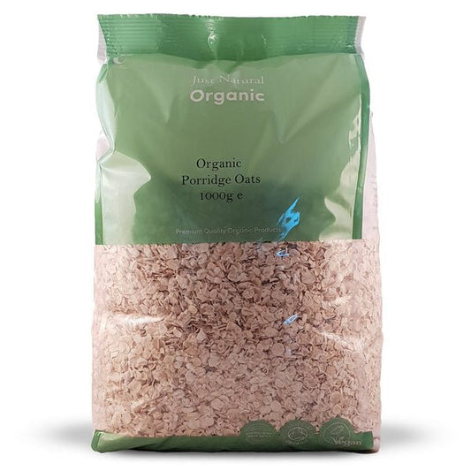 Just Natural Organic Porridge Oats 1000g - UK Food & Drink - 5060338033496