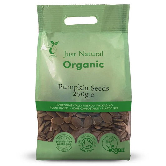 Just Natural Organic Pumpkin Seeds - UK Food & Drink - 5060338033571