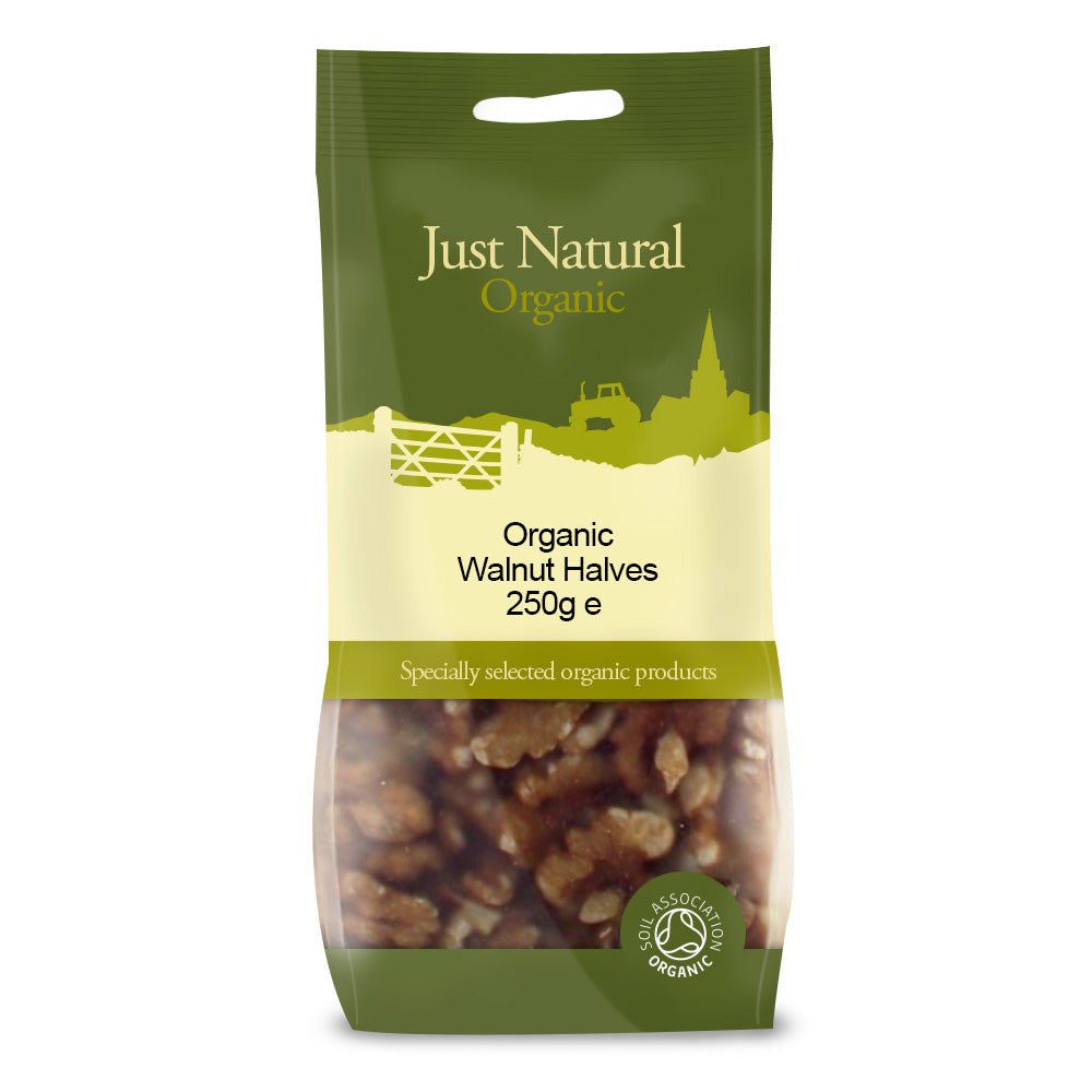 Just Natural Organic Walnut Halves - UK Food & Drink - 5060338033922