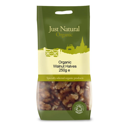 Just Natural Organic Walnut Halves - UK Food & Drink - 5060338033922