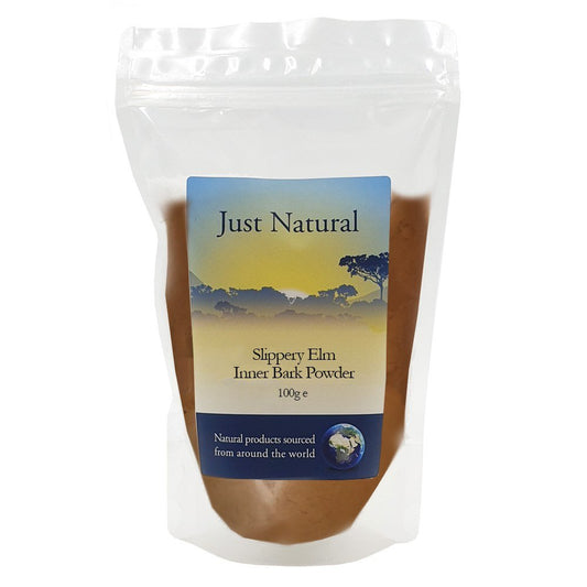 Just Natural Speciality Slippery Elm Inner Bark Powder - UK Food & Drink - 5056078806490