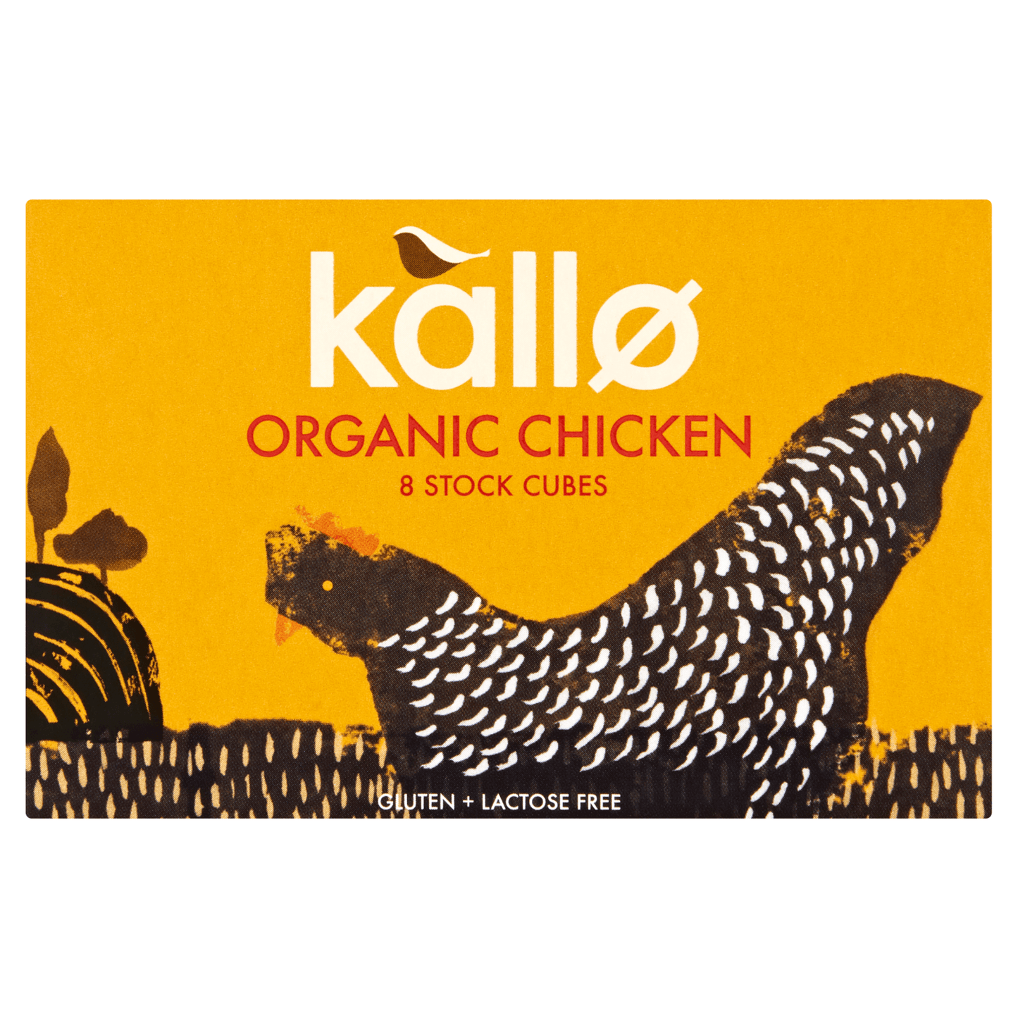 Kallo Organic Chicken Stock Cubes 8 x 11g - UK Food & Drink - 5013665112235