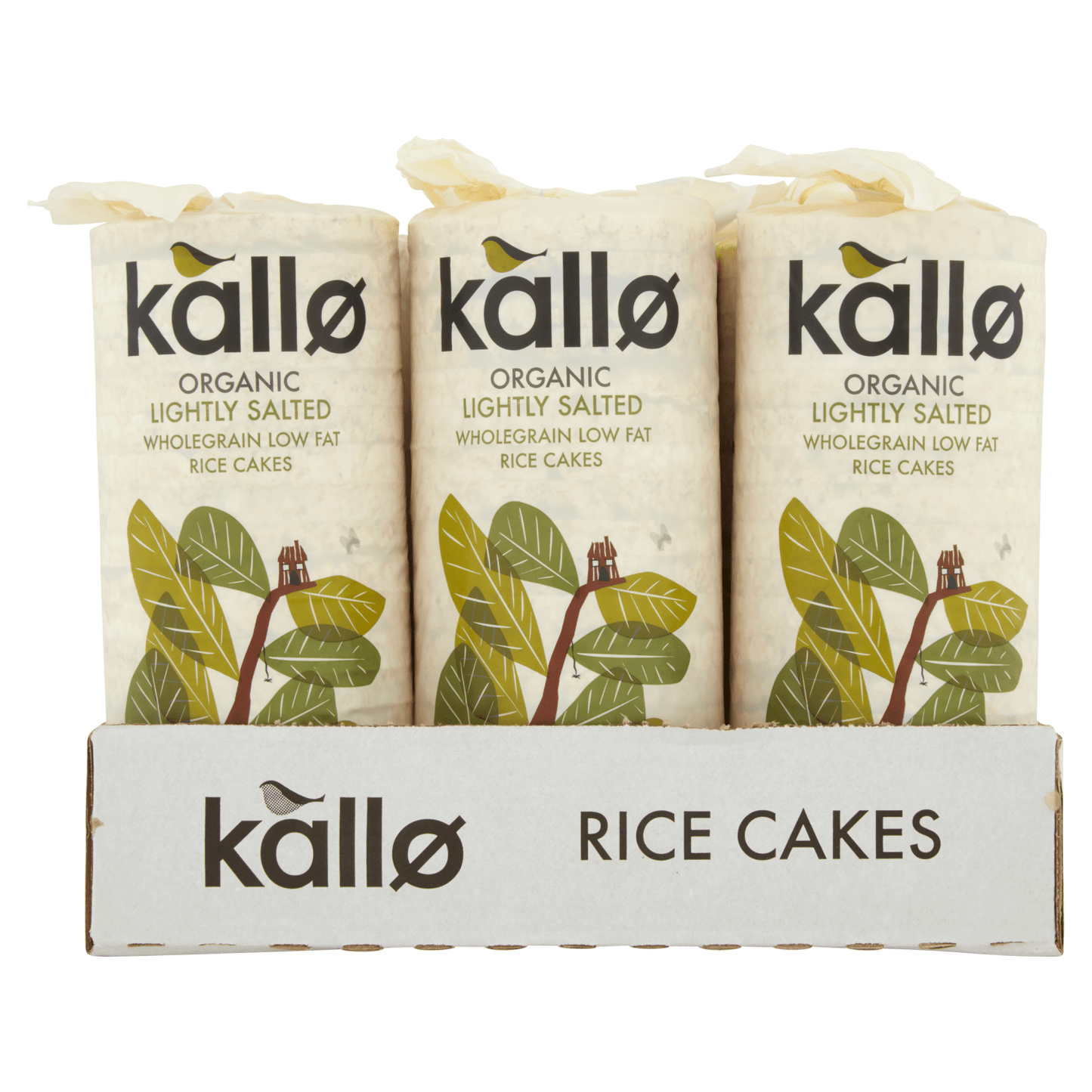 Kallo Organic Lightly Salted Wholegrain Rice Cakes 130g - UK Food & Drink - 5013665100065