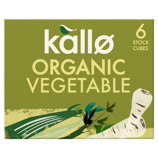 Kallo Vegetable Organic Stock Cubes - UK Food & Drink - 5013665103554