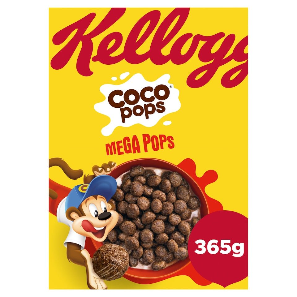 Kellogg's Coco Pops Mega Pops 365g - UK Food & Drink - 5059319025063