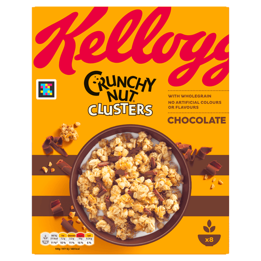Kellogg's Crunchy Nut Clusters Chocolate 400g - UK Food & Drink - 5059319022437