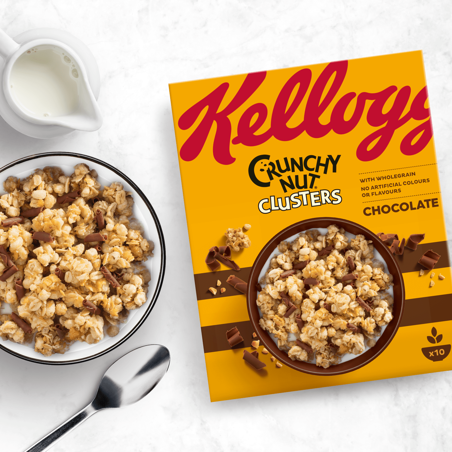 Kellogg's Crunchy Nut Clusters Chocolate 400g - UK Food & Drink - 5059319022437