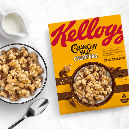 Kellogg's Crunchy Nut Clusters Chocolate 400g - UK Food & Drink - 5059319022437