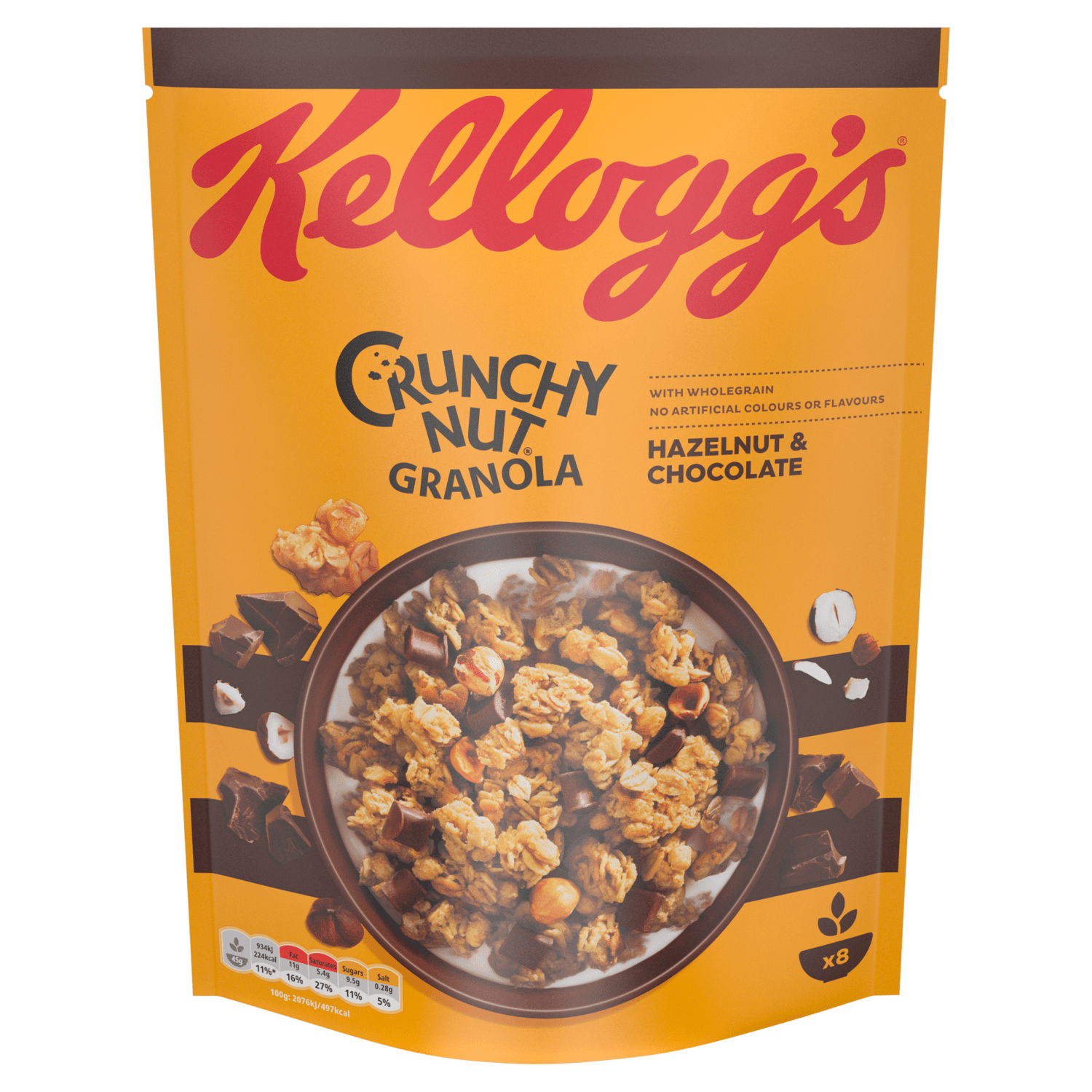 Kellogg's Crunchy Nut Granola Hazelnut & Chocolate 380g - UK Food & Drink - 5053827111348