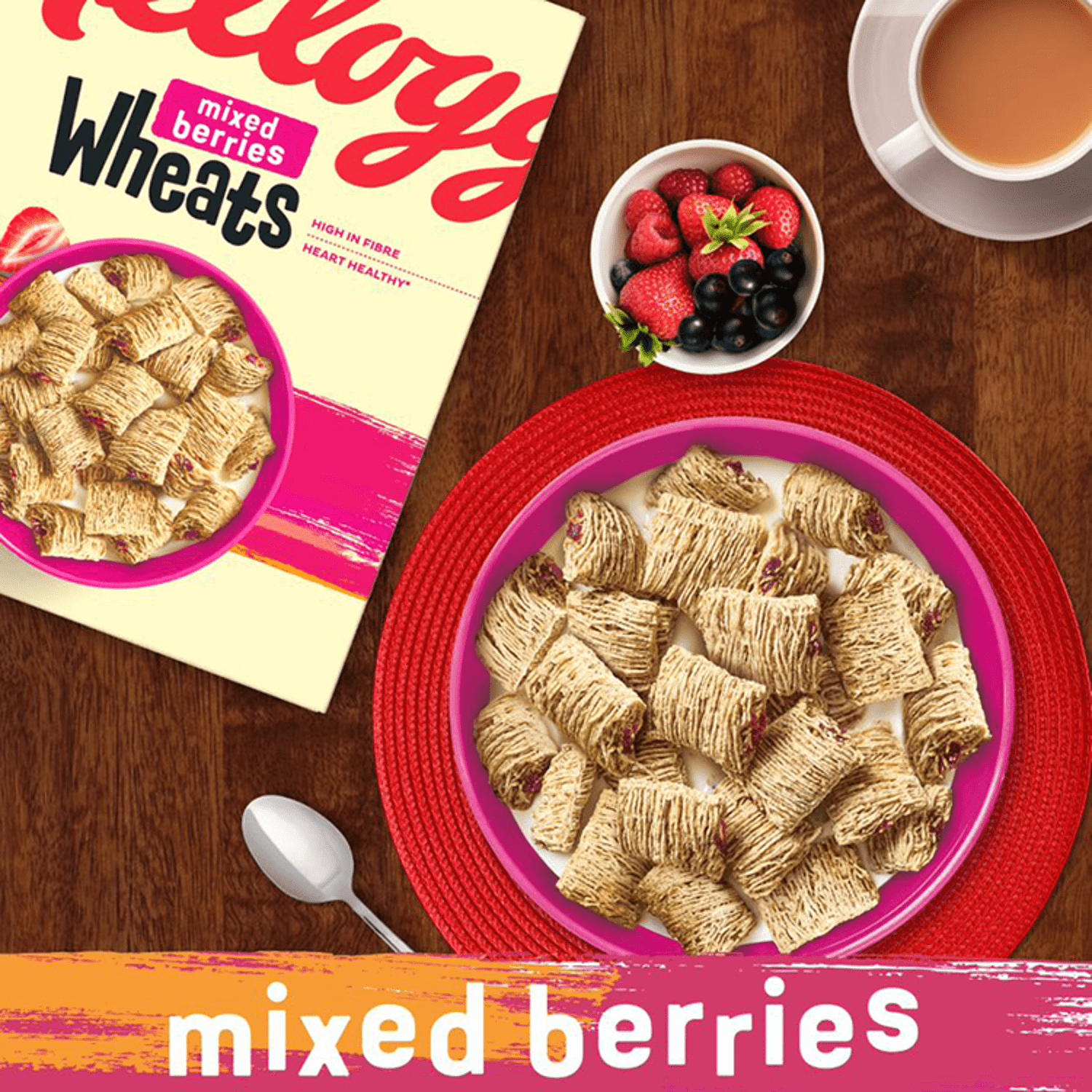 Kellogg's Mixed Berries Wheats 500g - UK Food & Drink - 5059319034997