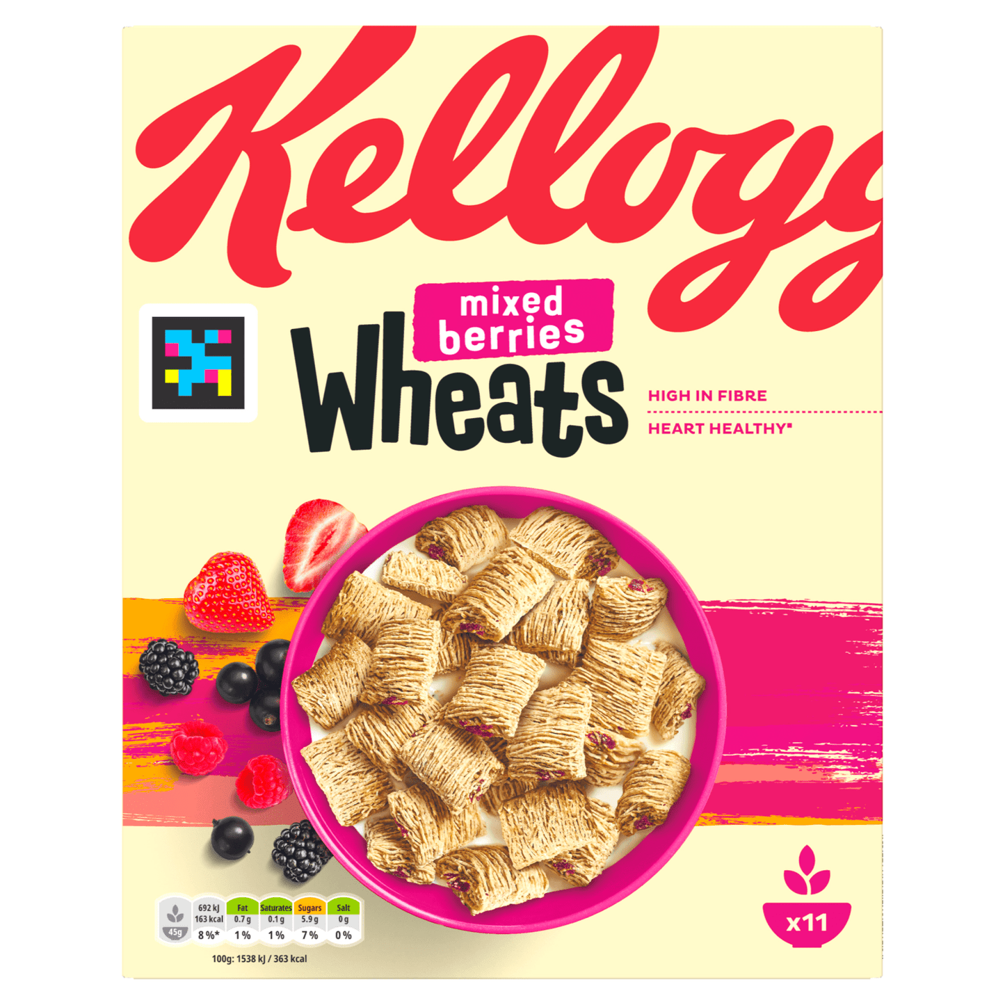 Kellogg's Mixed Berries Wheats 500g - UK Food & Drink - 5059319034997