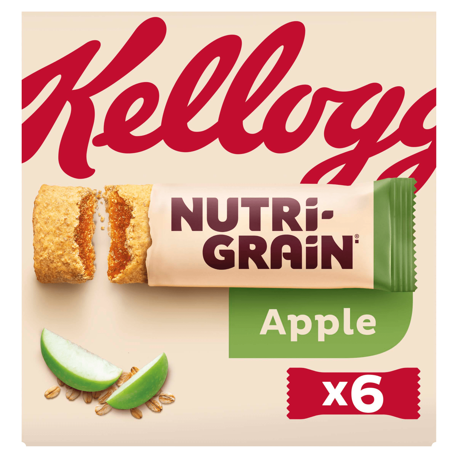 Kellogg's Nutri - Grain Apple 6 x 37g (222g) - UK Food & Drink - 5050083542718