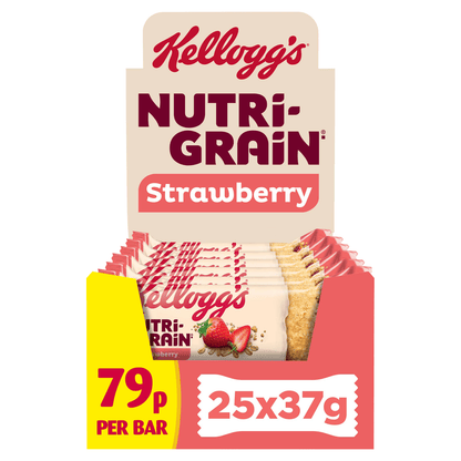 Kellogg's Nutri - Grain Strawberry 37g - UK Food & Drink - 5059320001117