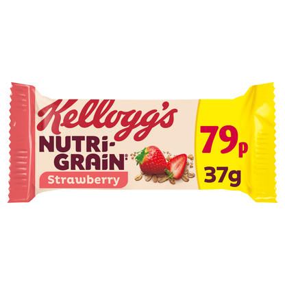 Kellogg's Nutri - Grain Strawberry 37g - UK Food & Drink - 5059320001117