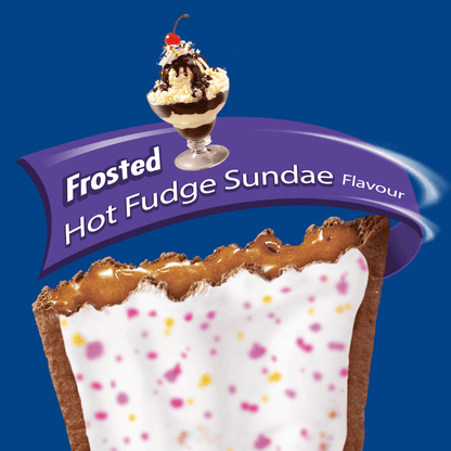 Kellogg's Pop Tarts Frosted Hot Fudge Sundae Flavour 8 x 48g (384g) - UK Food & Drink - 5059320000424