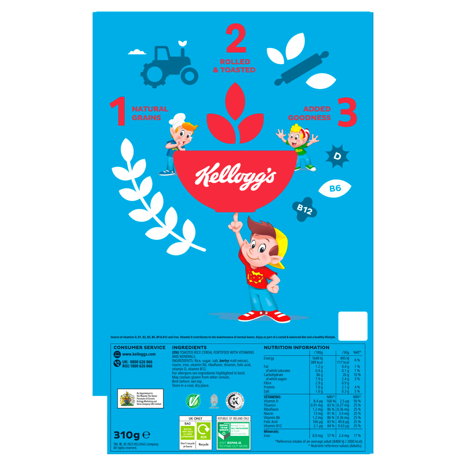 Kellogg's Rice Krispies 310g - UK Food & Drink - 5059319021836