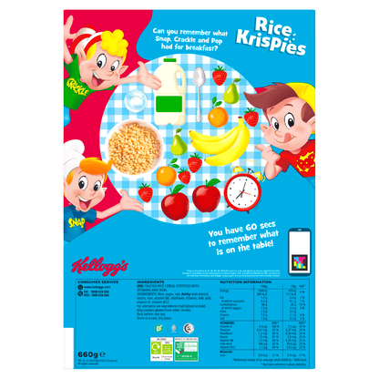 Kellogg's Rice Krispies 660g - UK Food & Drink - 5059319024165