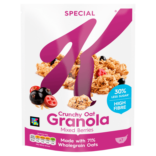 Kellogg's Special K Crunchy Oat Granola Mixed Berries 350g - UK Food & Drink - 5059319016450