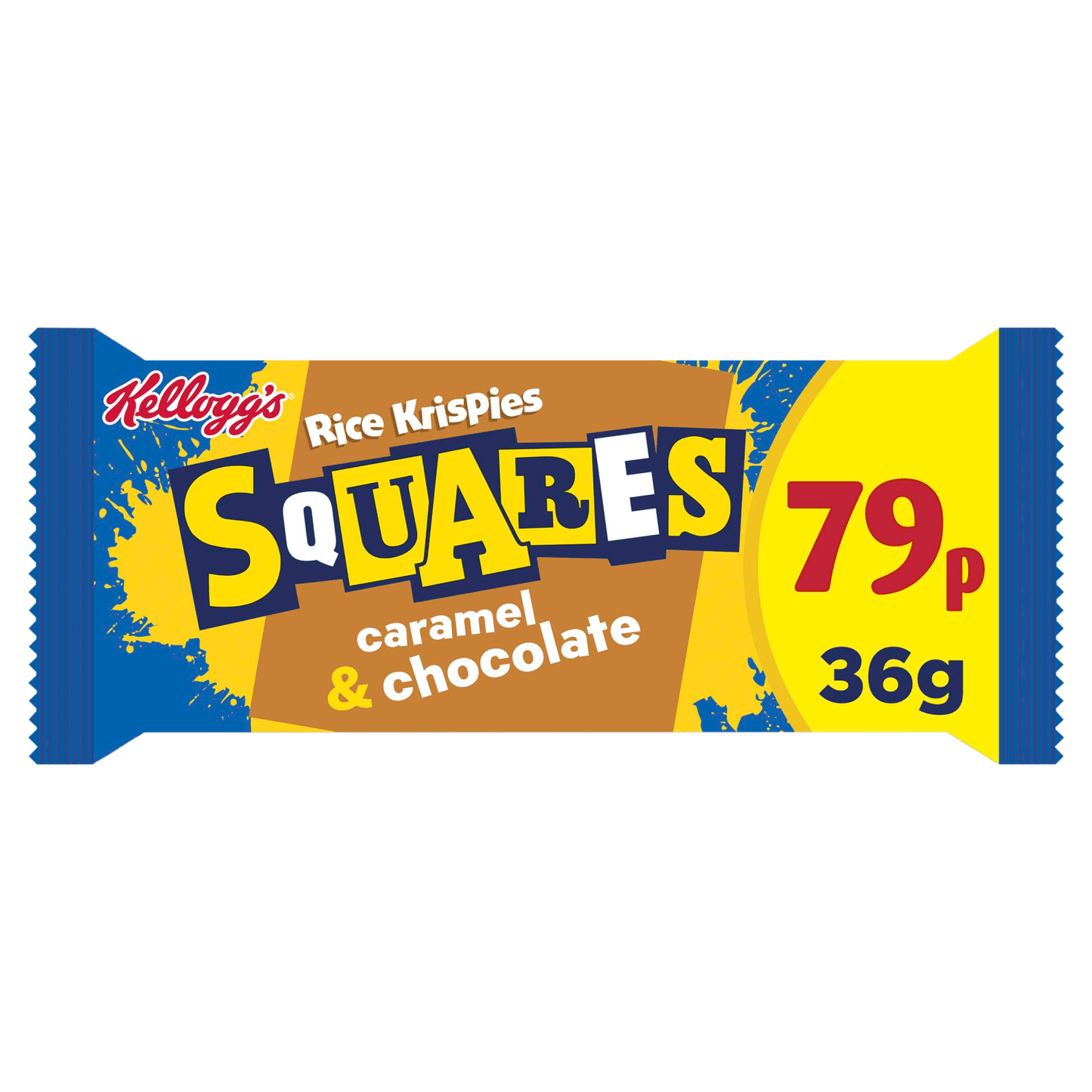 Kellogg's Squares Caramel & Chocolate Rice Krispies 36g - UK Food & Drink - 5059321006289