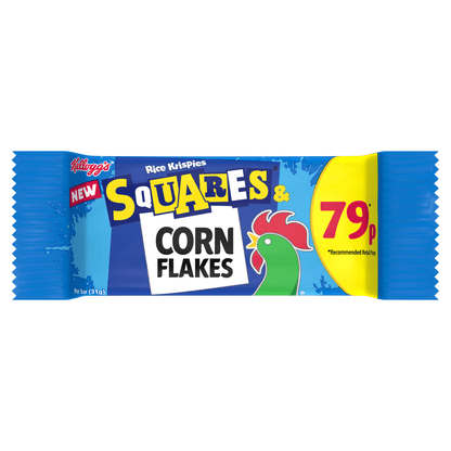 Kellogg's Squares Rice Krispies Corn Flakes 31g - UK Food & Drink - 5059321006852