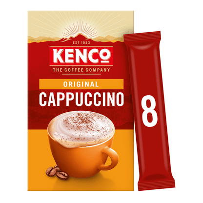 KENCO Original Cappuccino 8 x 14.8g - UK Food & Drink - 8711000677681