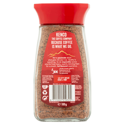Kenco Smooth Instant Coffee 100g - UK Food & Drink - 8711000519325