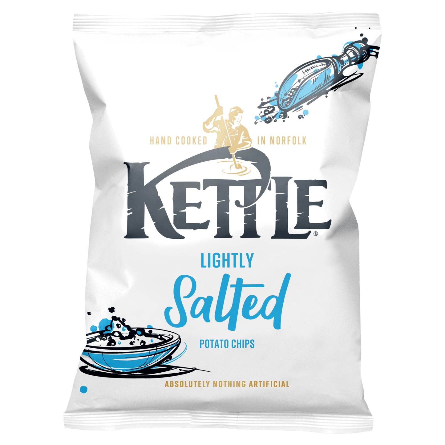 Kettle Lightly Salted 130g - UK Food & Drink - 5017764128104
