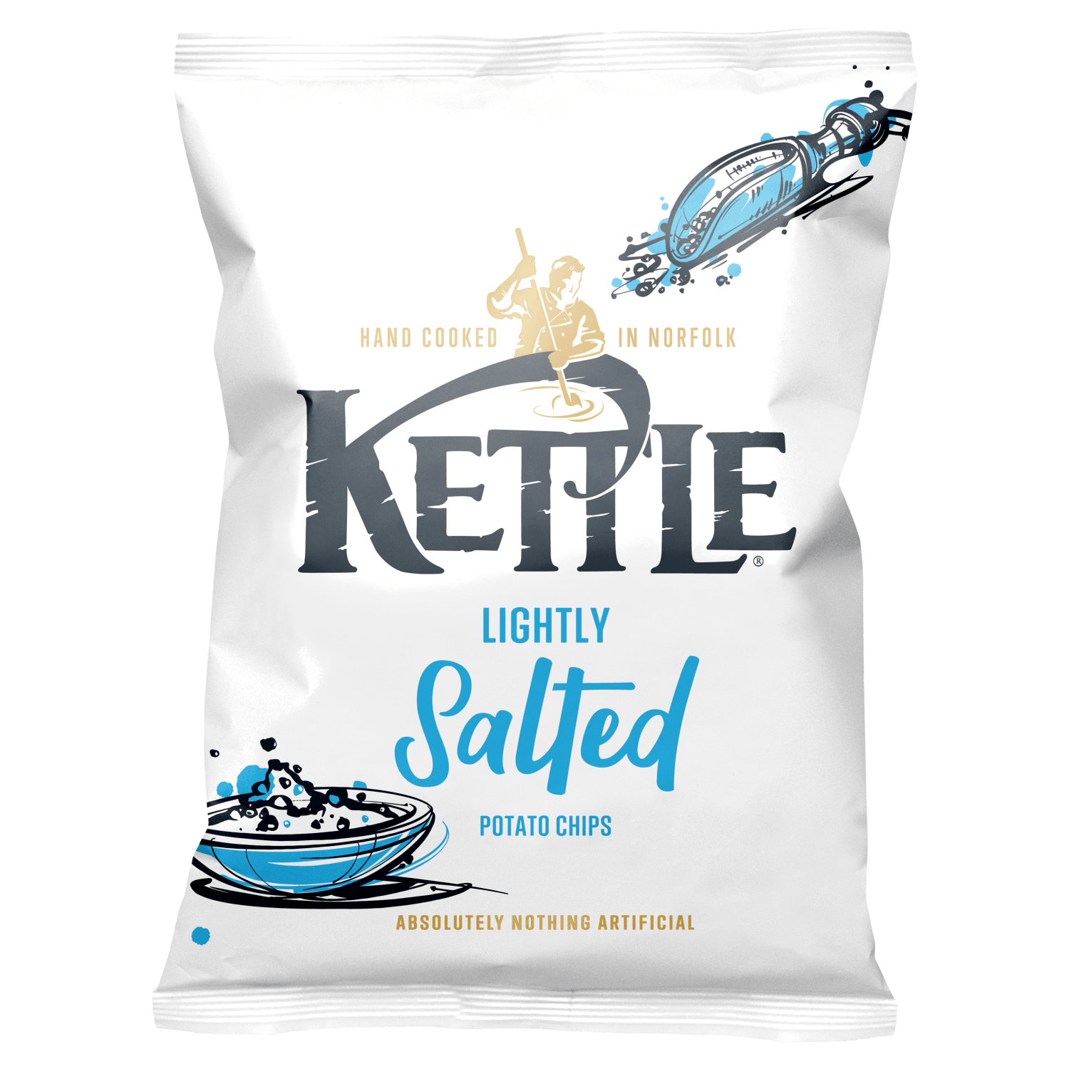 Kettle Lightly Salted 130g - UK Food & Drink - 5017764128104