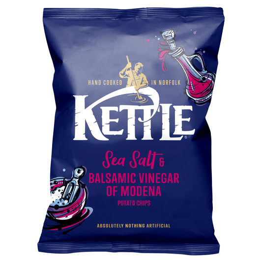 KETTLE¬Æ Sea Salt & Balsamic Vinegar of Modena 130g - UK Food & Drink - 5017764128128